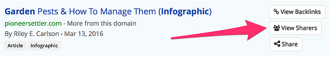 BuzzSumo screenshot.