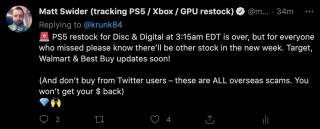 PS5 restock