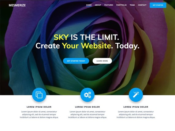 mesmerize wordpress blog theme