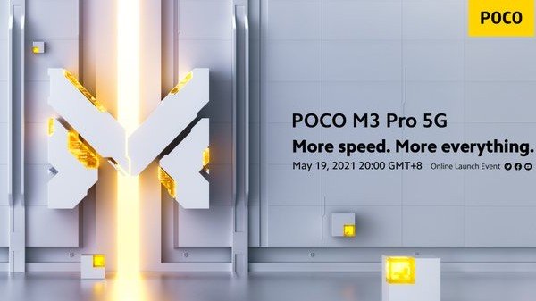Poco M3 Pro 5G Launch Scheduled On May 19 Poco M3 Pro 5G Launch Scheduled On May 19