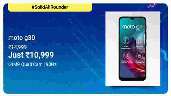 Motorola G30 (Dark Pearl, 64 GB) (4 GB RAM)