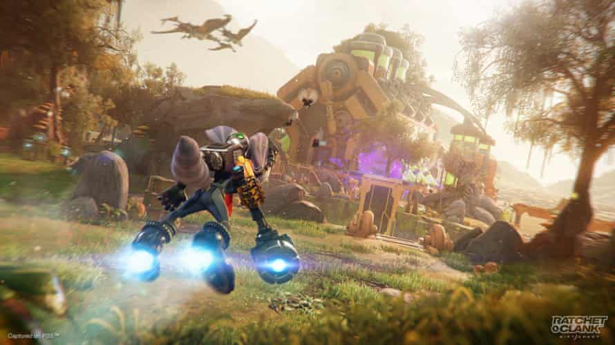 Everything you do showers you with sensory feedback ... Ratchet & Clank: Rift Apart.