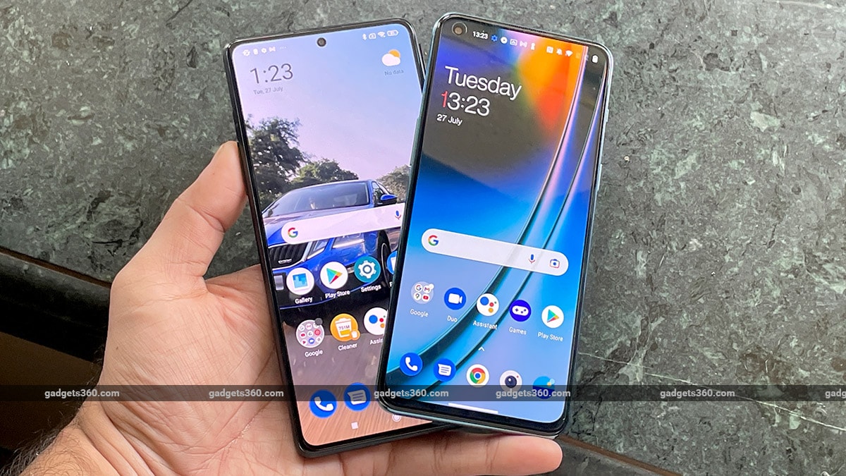 oneplusnord2vspocof3gtfront OnePlus Nord 2 vs Poco F3 GT
